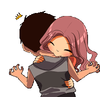 Gif câlin amoureux